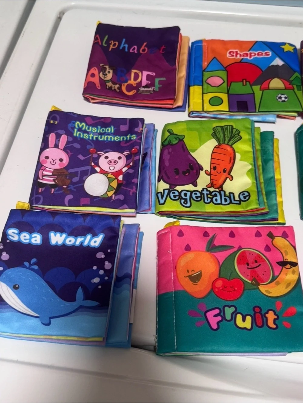 Baby Books / Fabric / Bath books / Set of 12! LIKE NEW!!